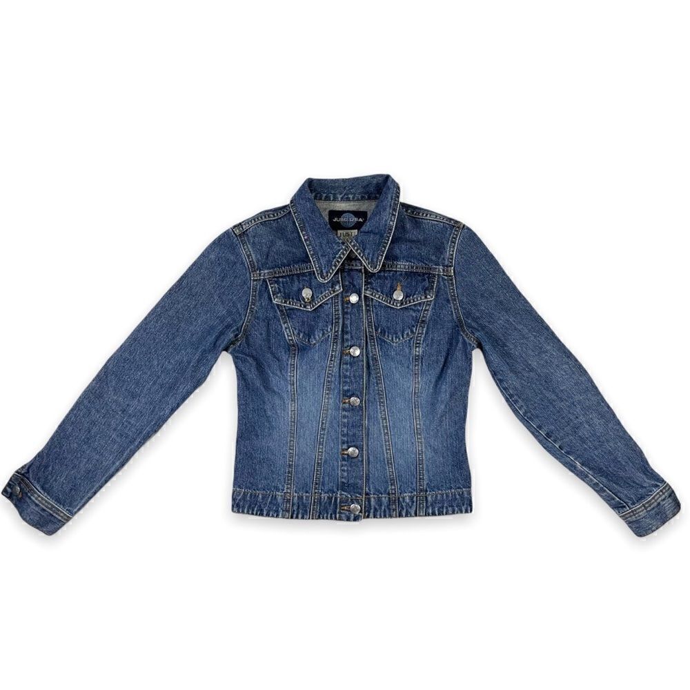 Just USA Cotton Denim Jean Jacket Womens‎ S